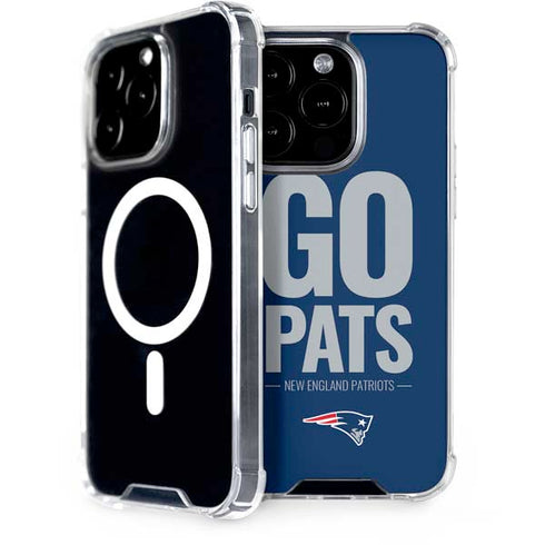 NFL New England Patriots Team Motto iPhone 15 Pro MagSafe Case